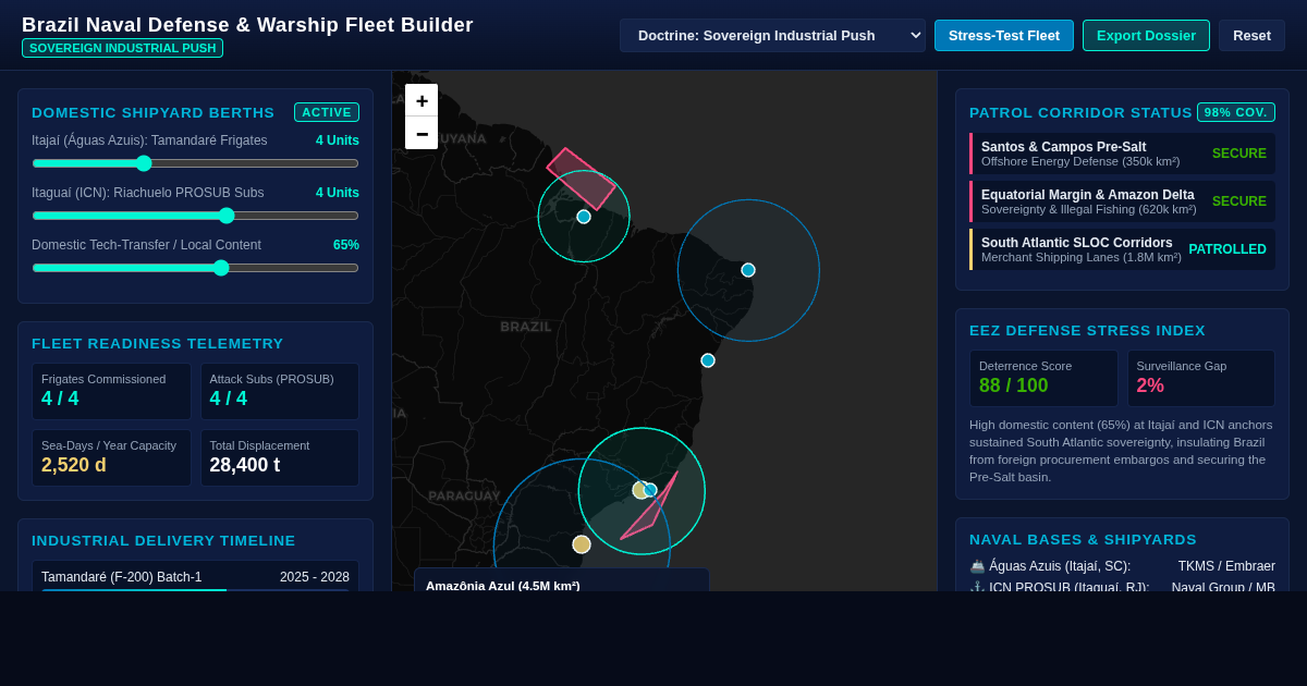 Brazil Naval Defense & Warship Fleet Builder preview