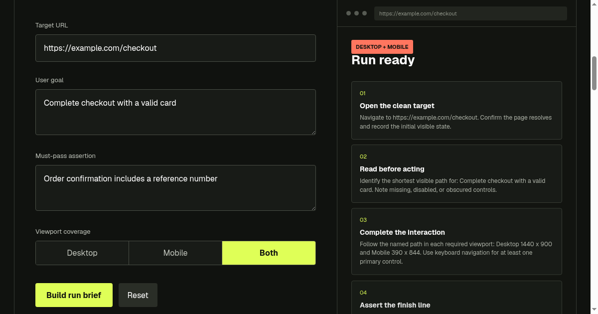 Browser Proof Studio preview