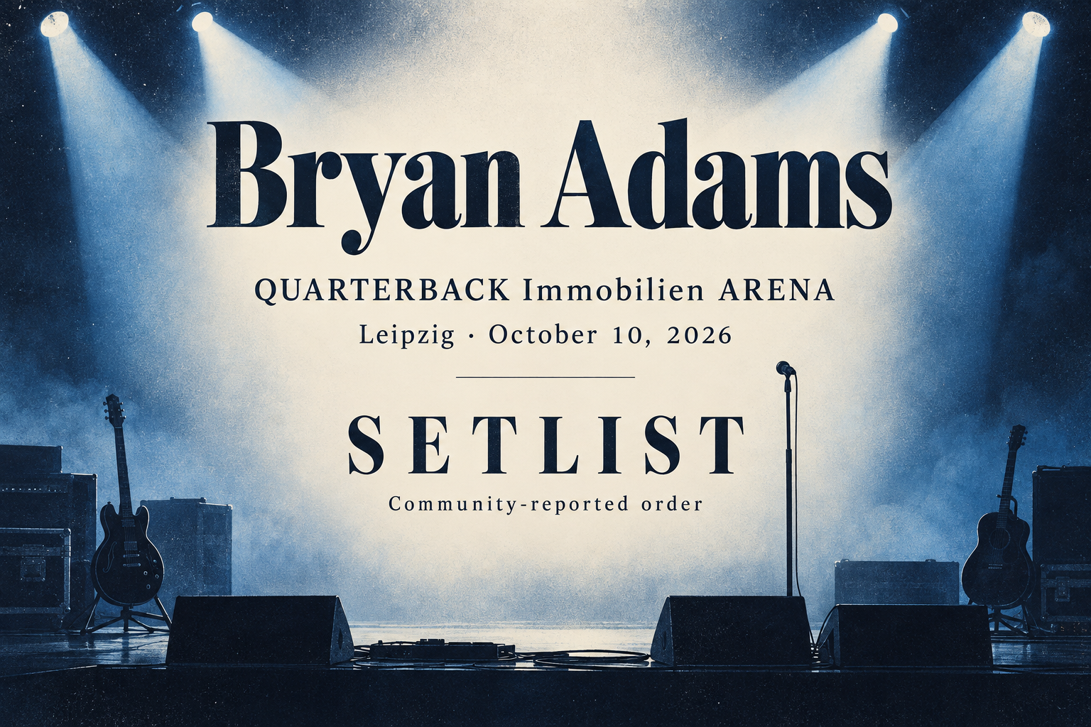 Concert setlist editorial preview