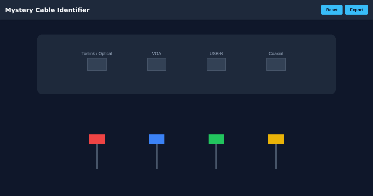 Mystery Cable Identifier preview