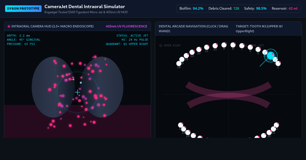 Dyson CameraJet Intraoral Brush & Floss Simulator preview