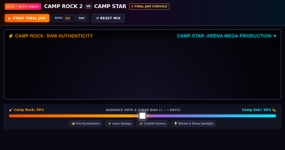 Camp Rock 2: The Final Jam | Multitrack Stage Battle & Director Console preview