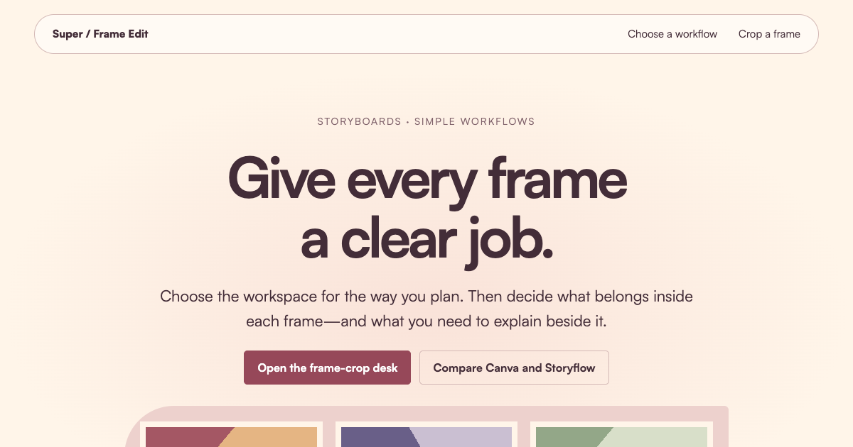 Frame your references preview
