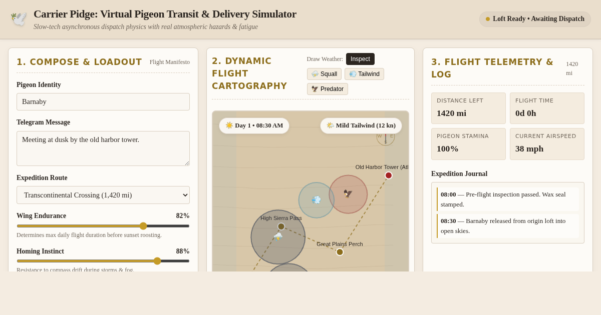Carrier Pidge: Virtual Pigeon Transit & Delivery Simulator preview