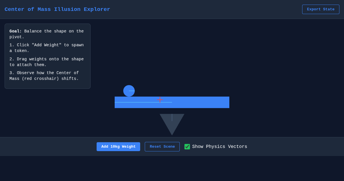 Center of Mass Illusion Explorer preview