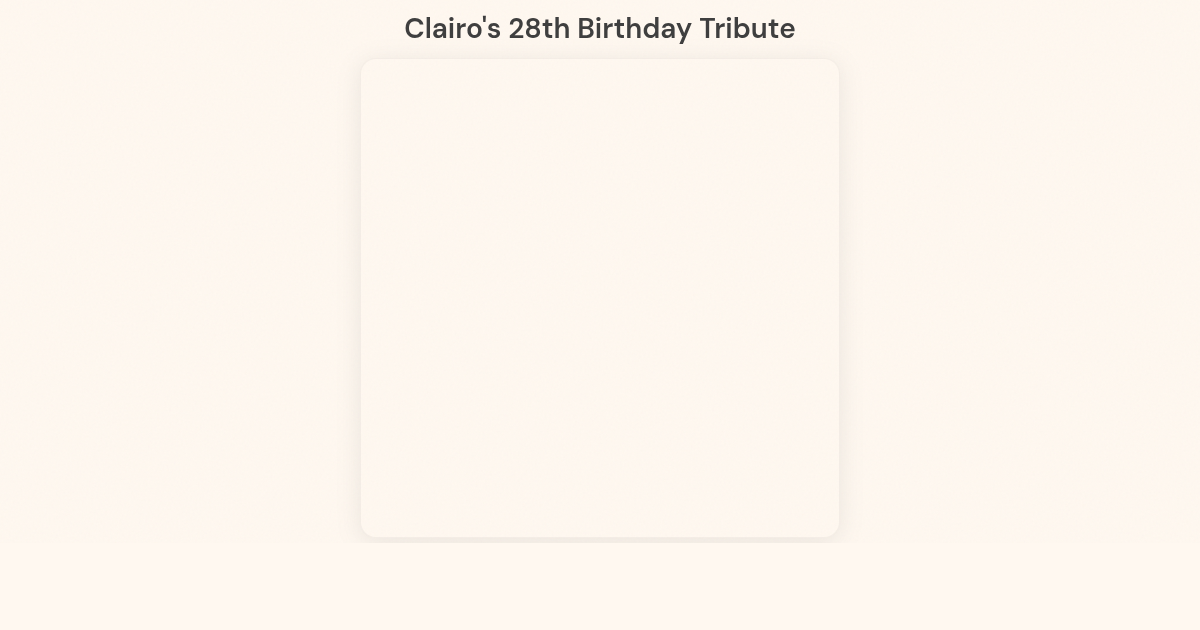 Clairo's 28th Birthday Tribute Studio preview