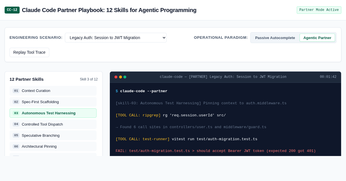 Claude Code Partner Playbook: 12 Skills for Agentic Programming preview