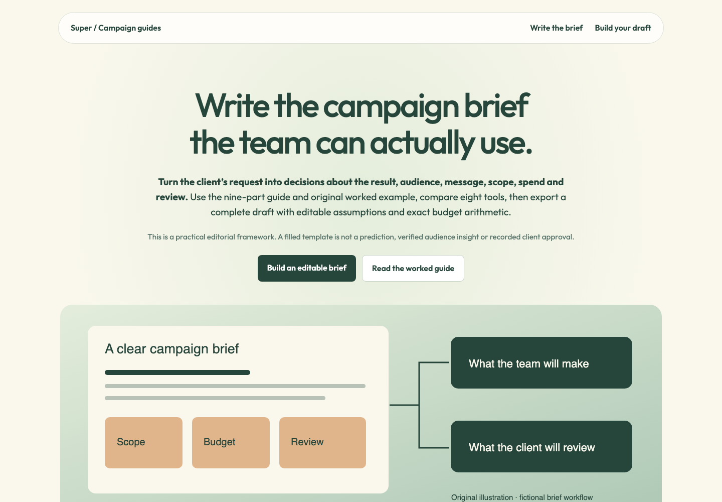 Scope the launch campaign preview