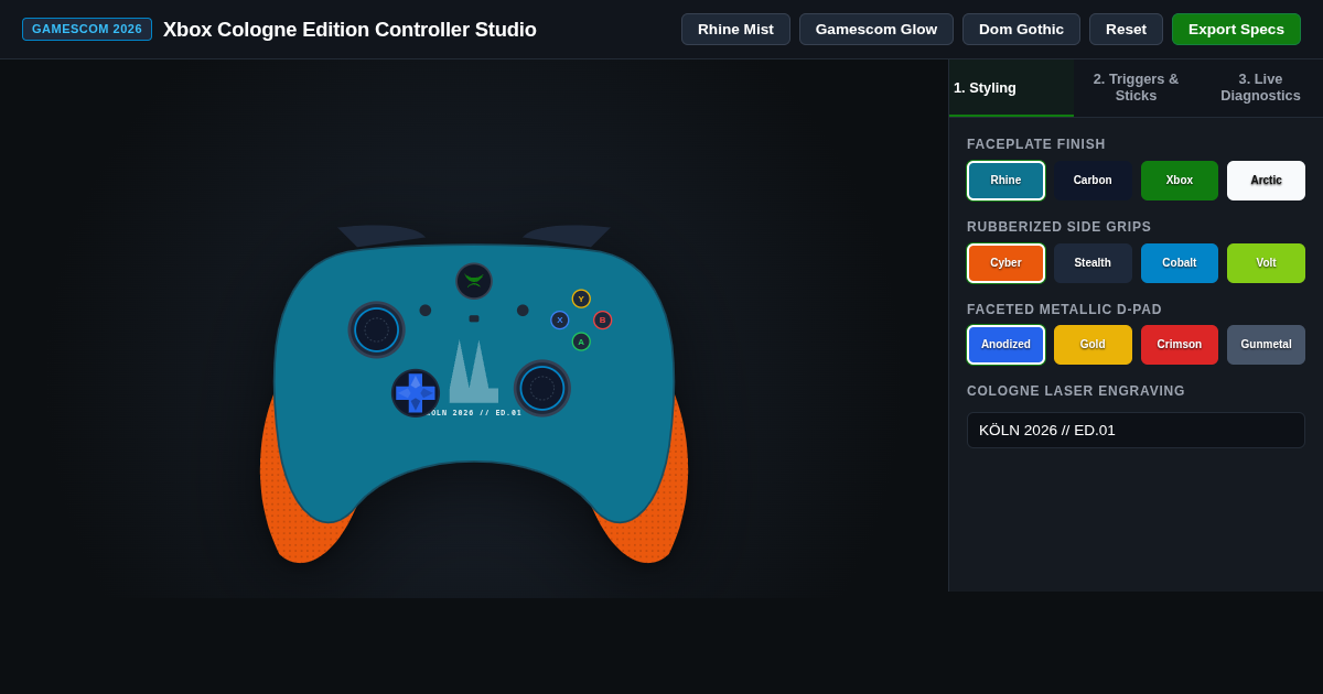 Xbox Cologne Edition Controller Studio preview