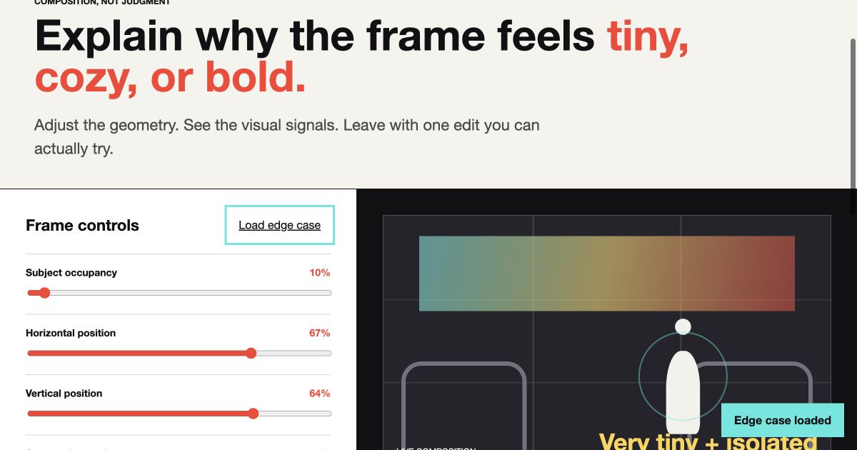 Frame Focus Lab | Explain the crop preview