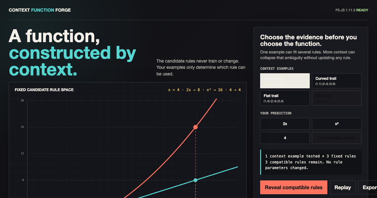 Context Function Forge preview