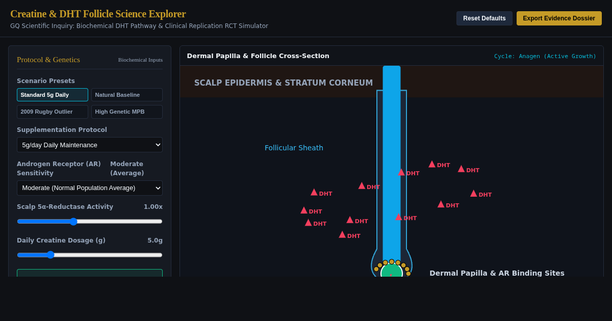 Creatine & DHT Follicle Science Explorer preview