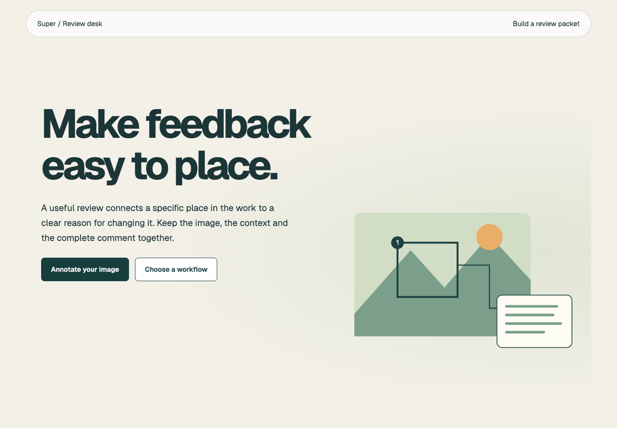 Locate the feedback preview