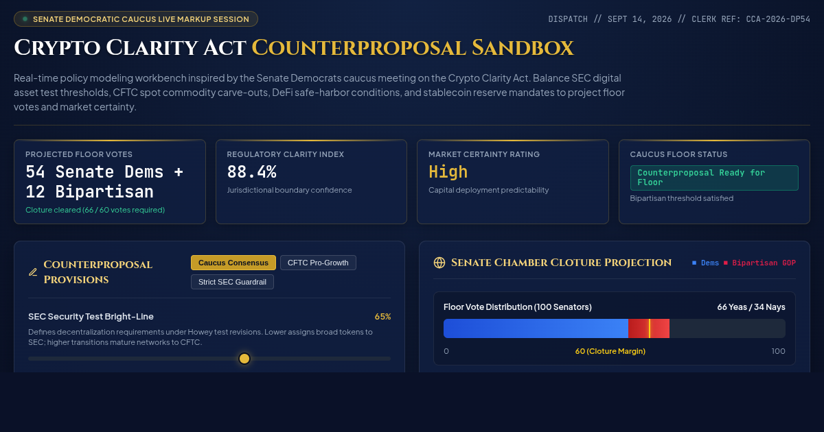 Crypto Clarity Act Counterproposal Sandbox preview