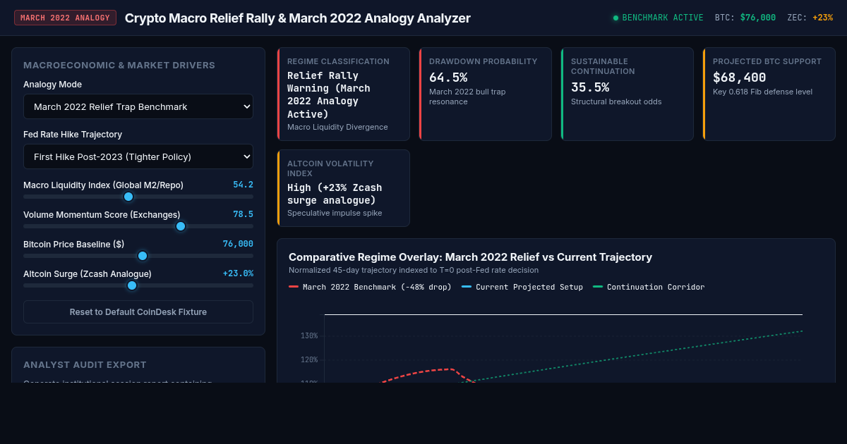Crypto Macro Relief Rally & March 2022 Analogy Analyzer preview
