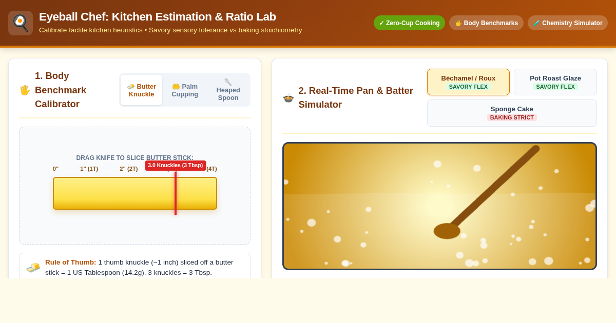 Eyeball Chef: Kitchen Estimation & Ratio Lab preview