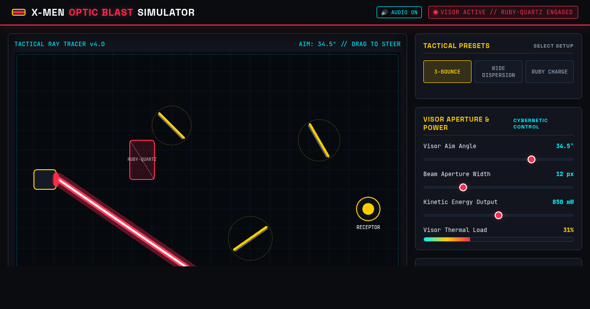 Cyclops Optic Blast Optical Trajectory Simulator preview