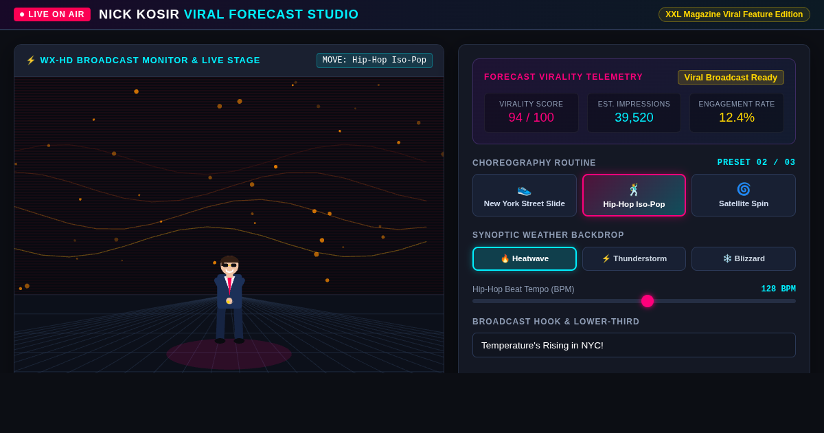 Dancing Weatherman Nick Kosir Viral Forecast Studio preview