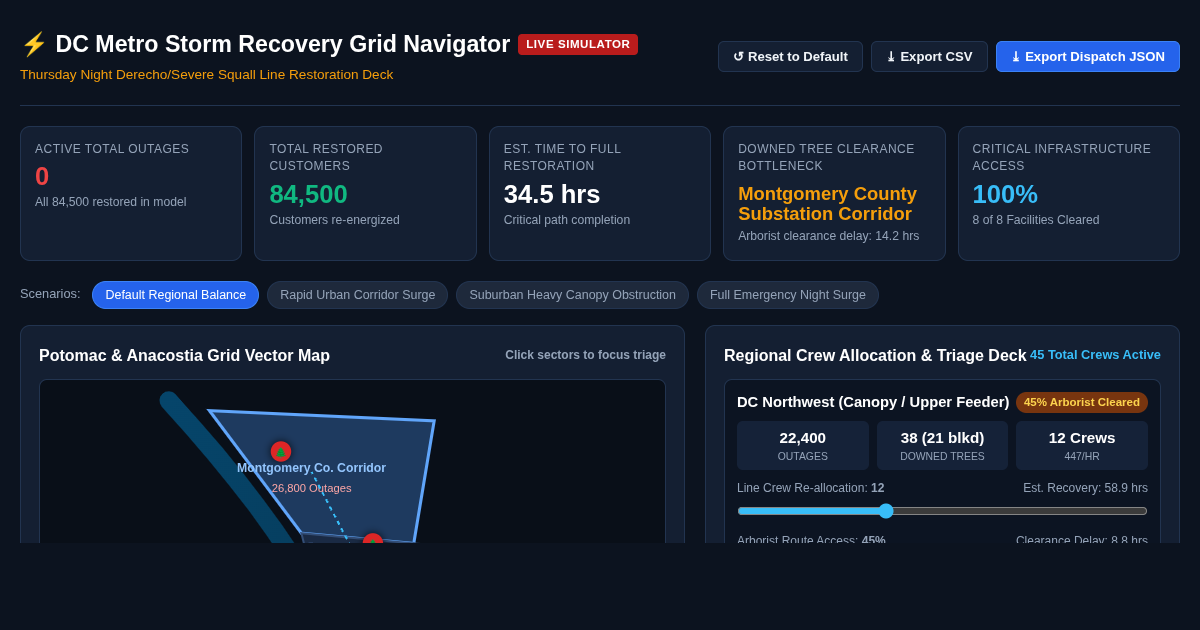 DC Metro Storm Recovery & Outage Grid Navigator preview