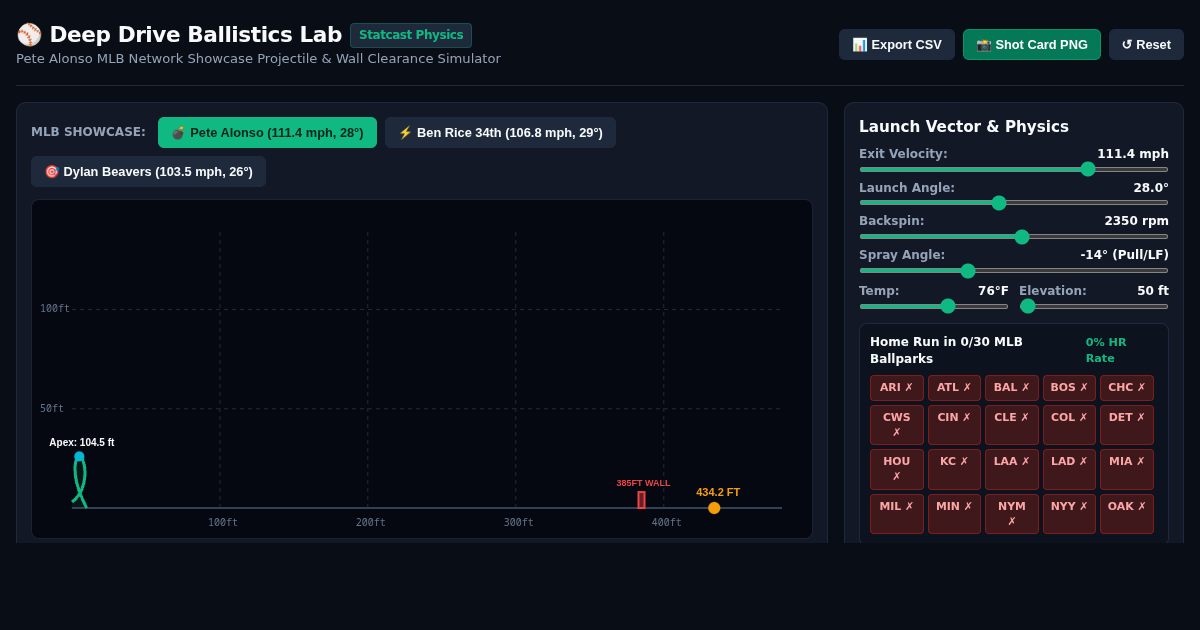 Deep Drive Ballistics & Power Trajectory Lab preview