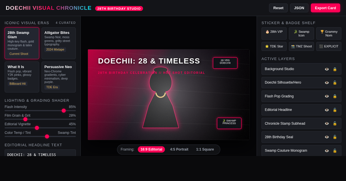 Doechii Visual Chronicle & Birthday Moodboard Studio preview