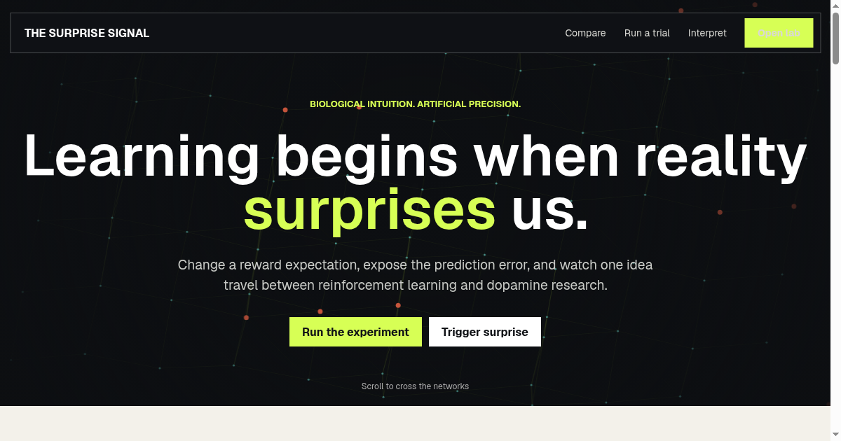 The Surprise Signal | Dopamine & Reinforcement Learning Lab preview