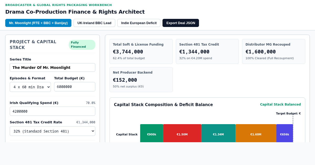 Drama Co-Production Finance & Rights Architect preview