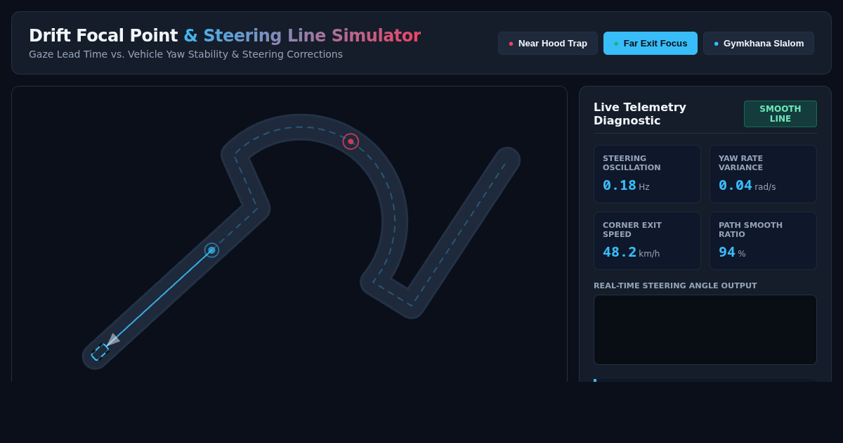 Drift Focal Point & Steering Line Simulator preview