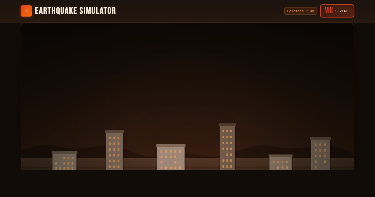 Earthquake Simulator: Feel the 7.4 Magnitude preview