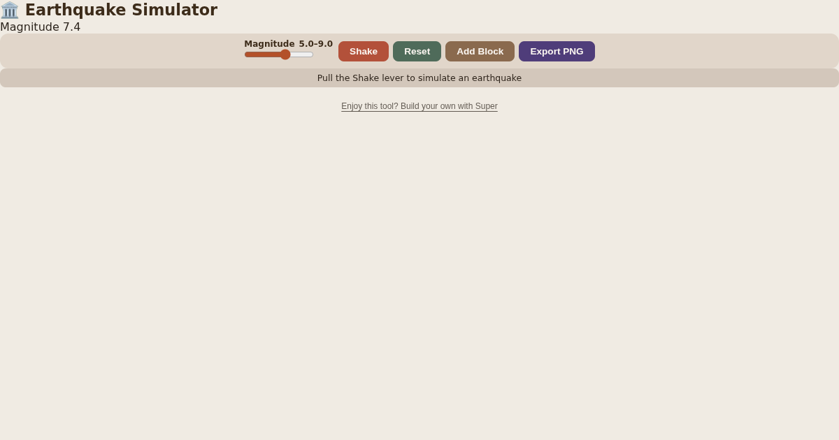 Earthquake Structural Impact Simulator — Manizales Cathedral preview