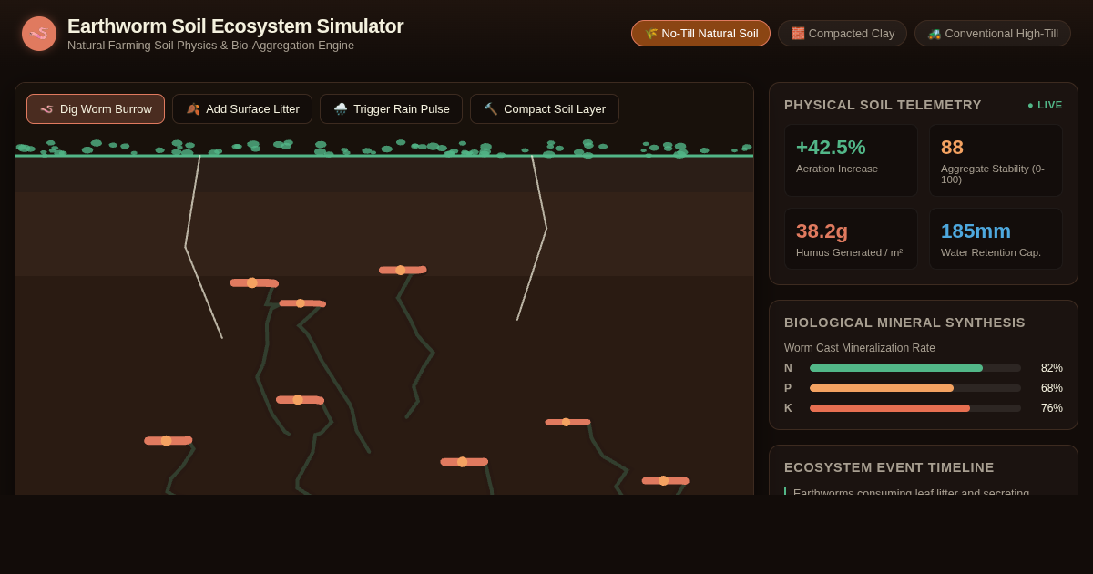 Earthworm Soil Ecosystem Simulator preview
