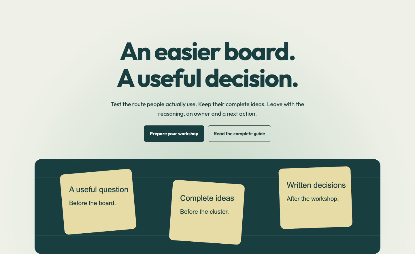 Run an easy whiteboard session