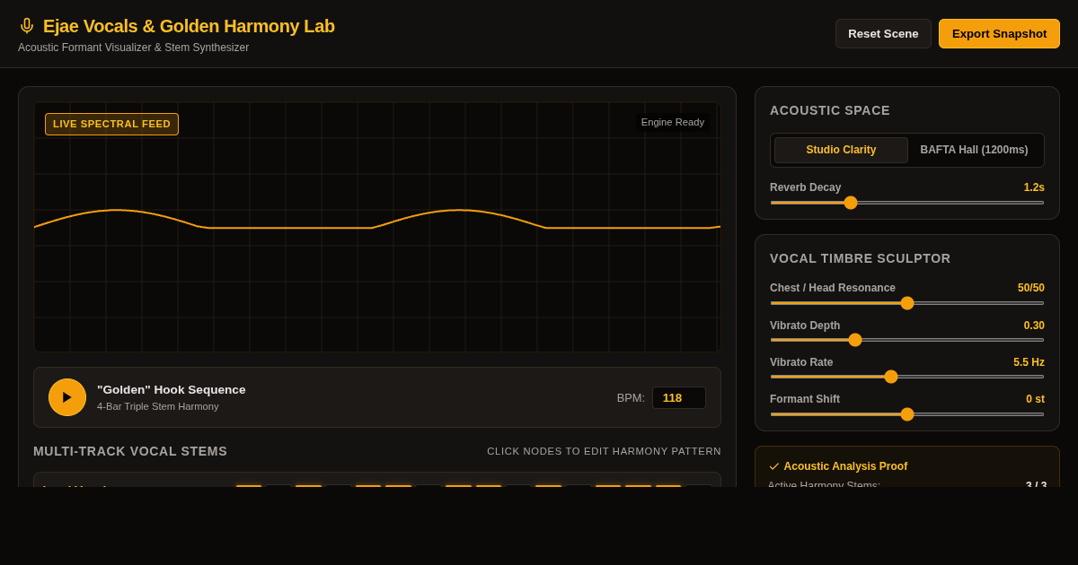 Ejae Vocals & Golden Harmony Lab - Interactive Acoustic Visualizer preview