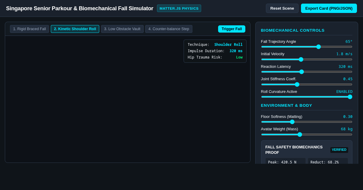 Singapore Senior Parkour & Biomechanical Fall Simulator preview