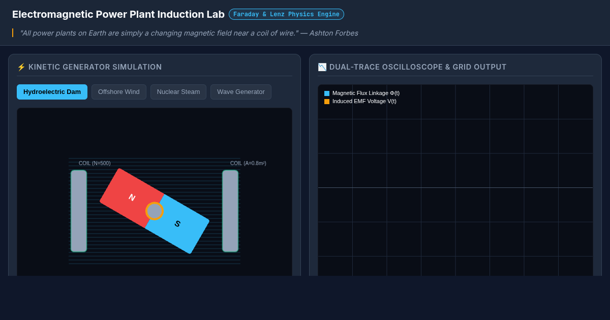 Electromagnetic Power Plant Induction Lab preview