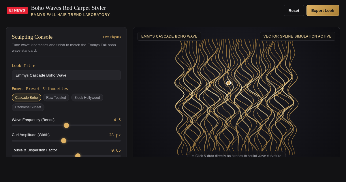 E! News Emmys Boho Waves Fall Hair Styler & Red Carpet Trend Analyzer preview