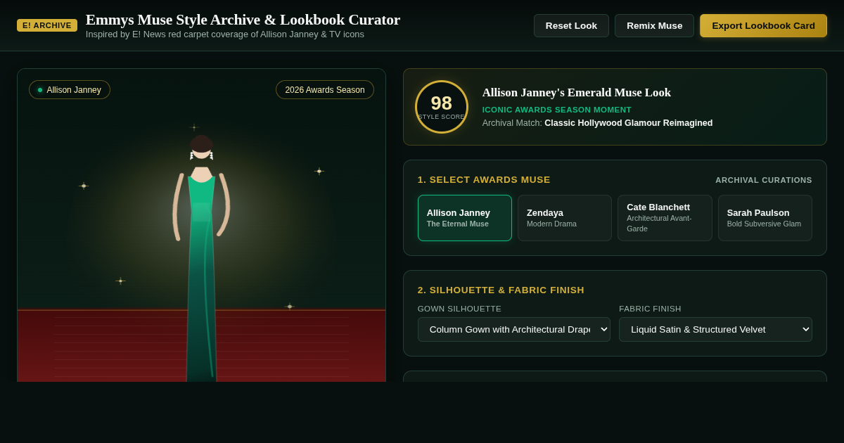 Emmys Muse Style Archive & Lookbook Curator preview