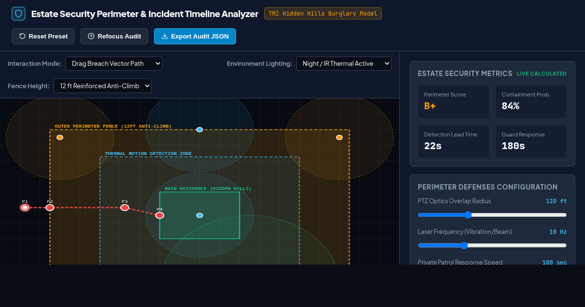 Estate Security Perimeter & Incident Timeline Analyzer preview