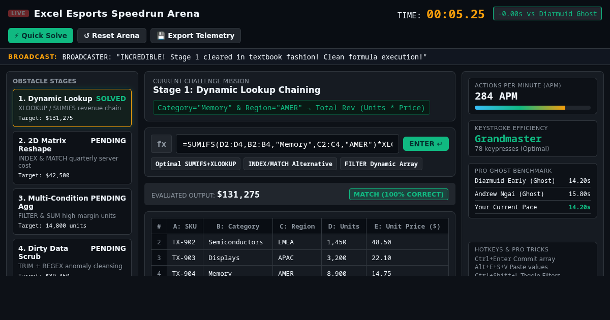 Excel Esports Speedrun Arena | FMWC Obstacle Course Simulator preview