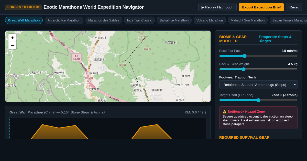 Exotic Marathons World Expedition Navigator preview