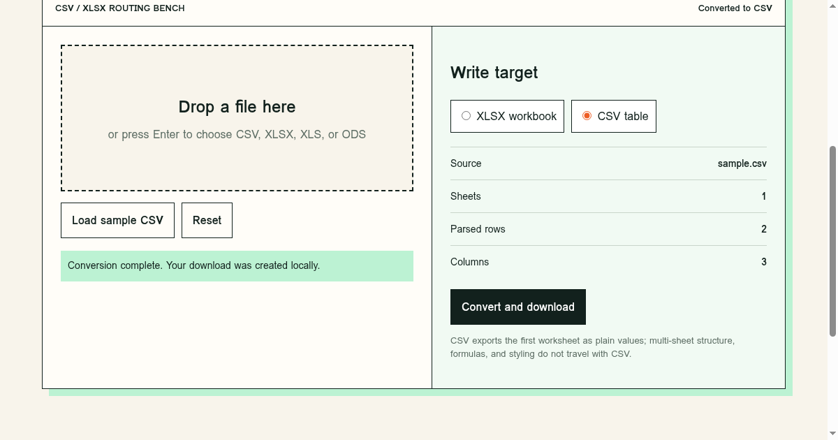 File Format Workbench preview
