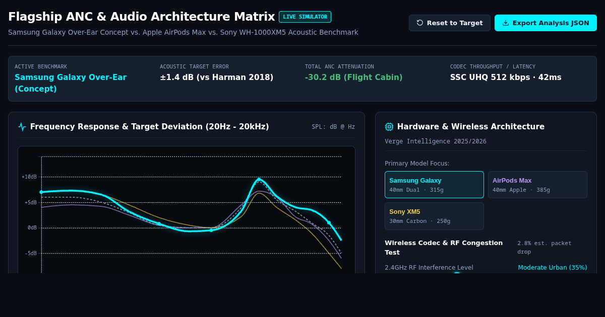 Flagship ANC & Audio Architecture Matrix preview