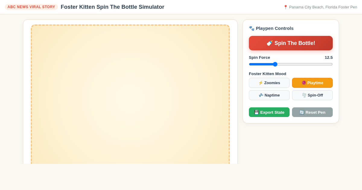 Foster Kitten Spin The Bottle Simulator preview