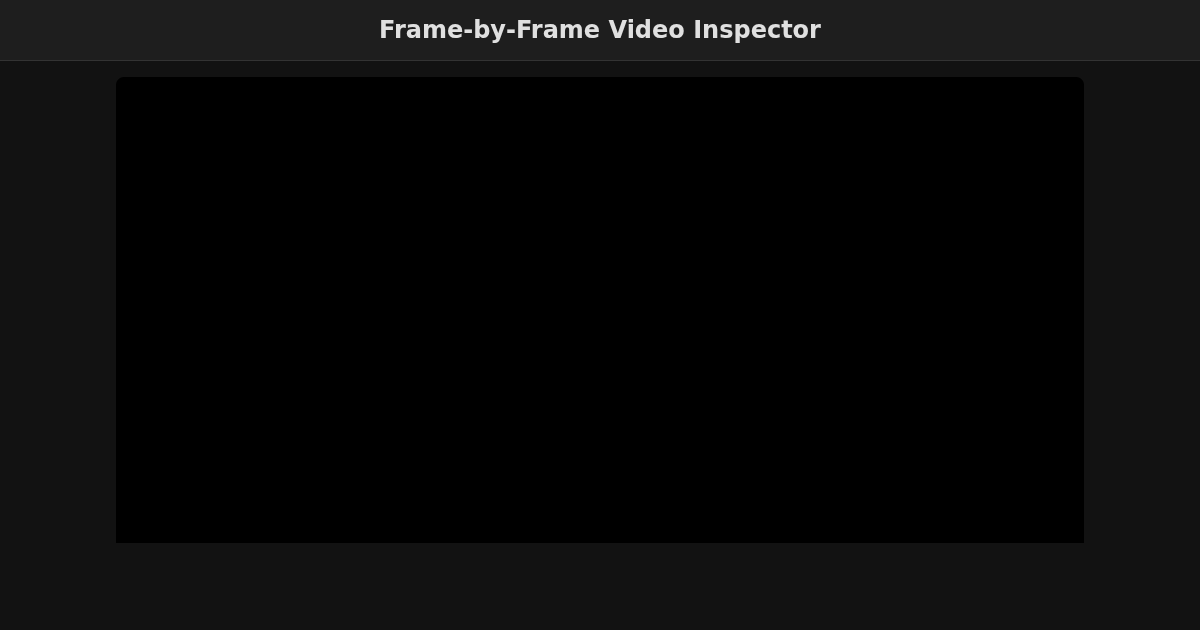 Frame-by-Frame Video Inspector preview