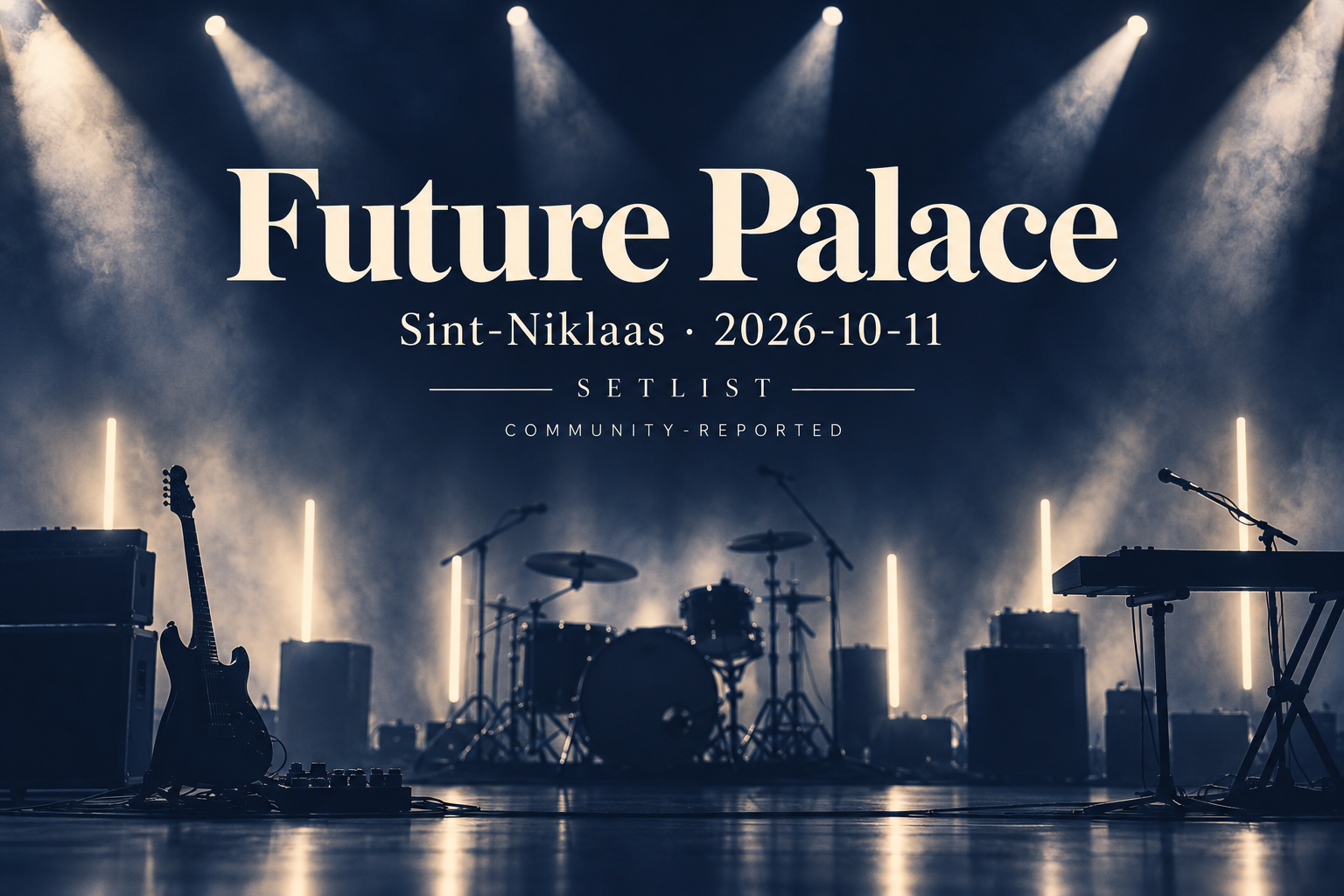 Concert setlist editorial preview