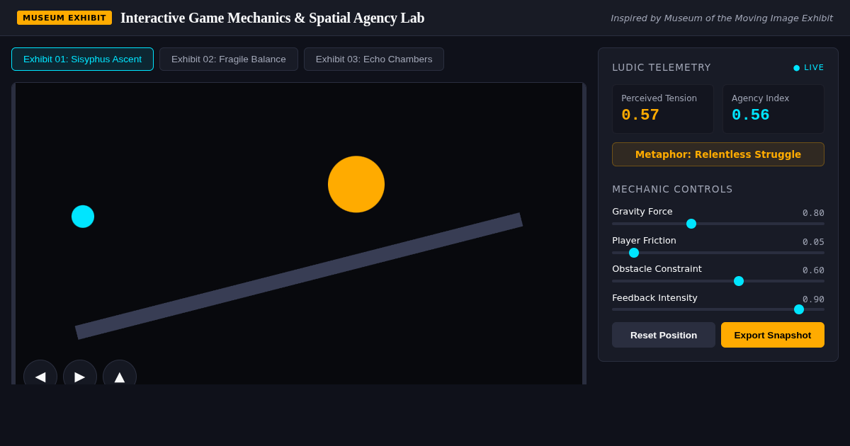 Interactive Game Mechanics & Spatial Agency Lab preview