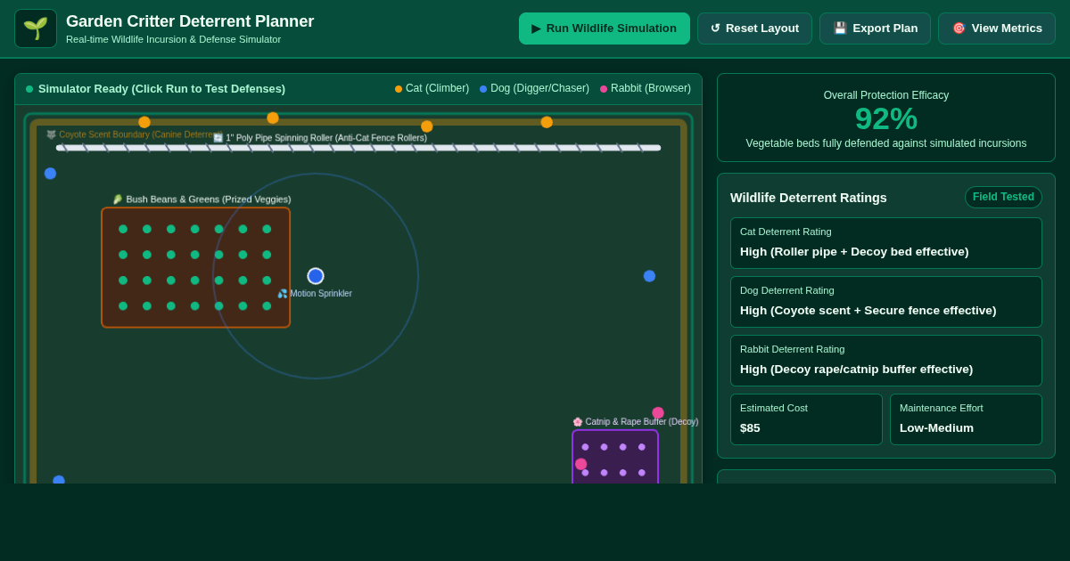 Garden Critter Deterrent Planner & Interactive Yard Simulator preview