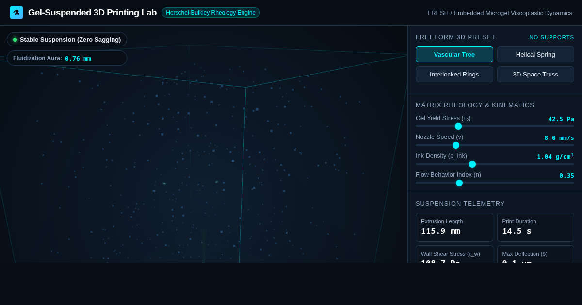 Gel-Suspended 3D Printing Rheology & Toolpath Lab preview