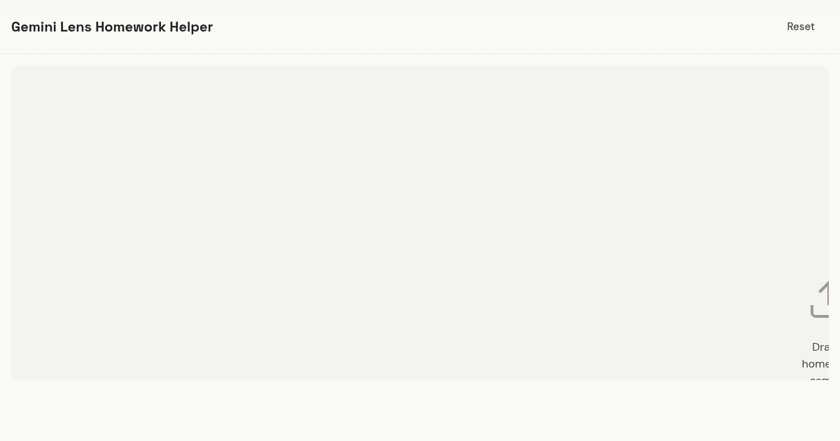 Gemini Student Hub: Lens Homework Helper preview