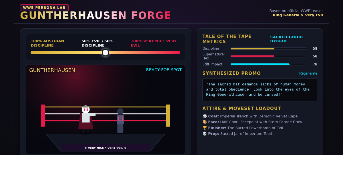 Guntherhausen Gimmick Mashup Forge preview